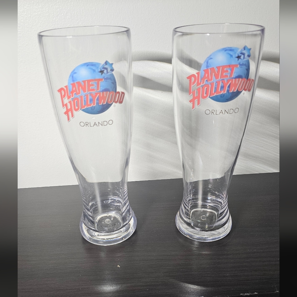 Planet Hollywood Orlando 9" Collectible Beer Pilsner Glass Souvenir